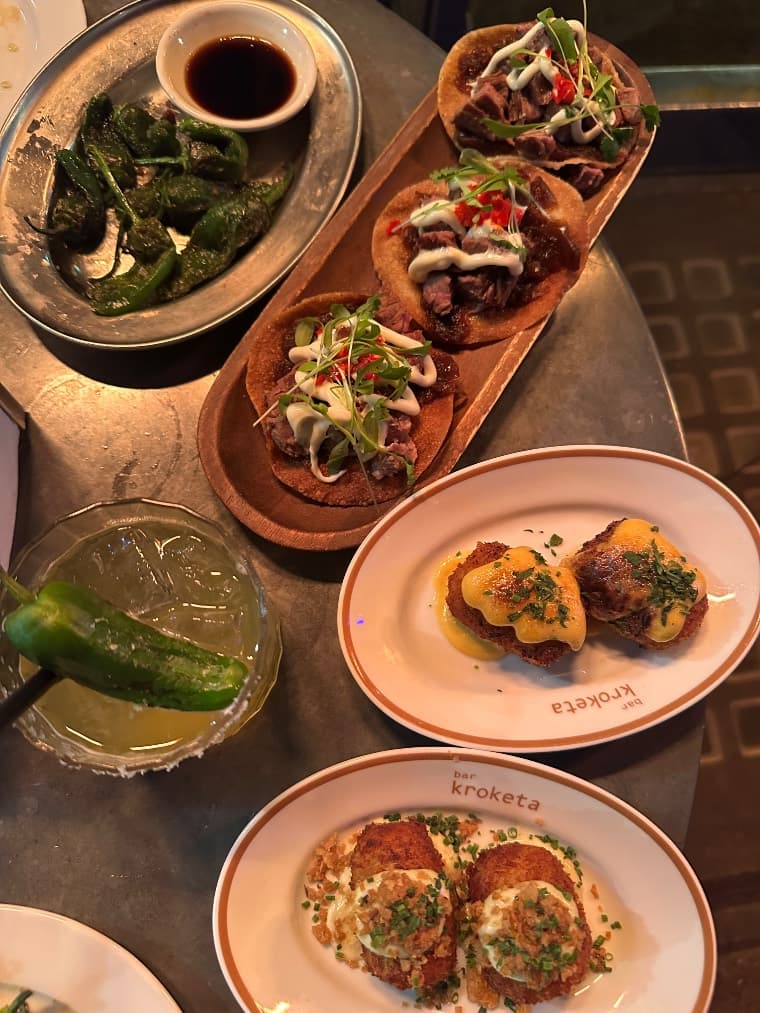 found the cutest tapas + wine